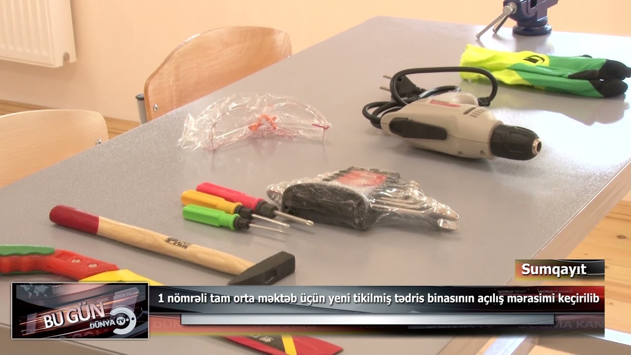 Sumqayıtda 1 nömrəli tam orta məktəb üçün yeni tikilmiş tədris binasının açılışı olub.20.09.2021