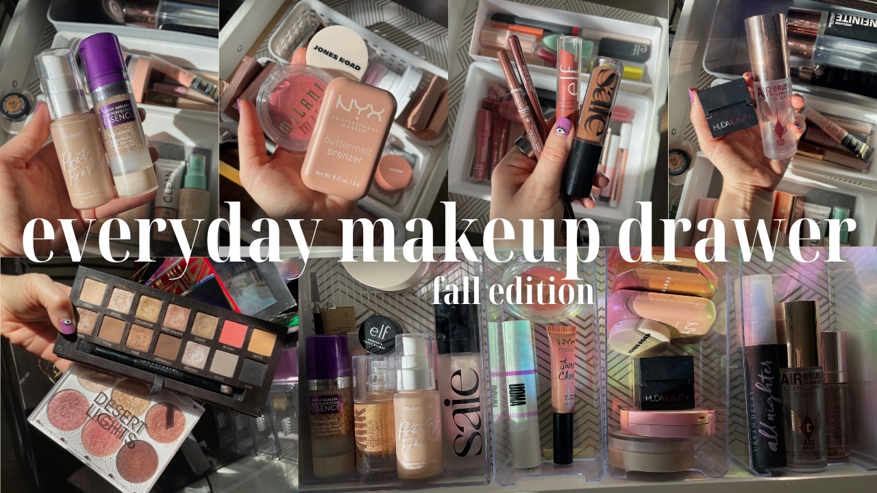 Refreshing My Fall Everyday Makeup Drawer 👻🍂