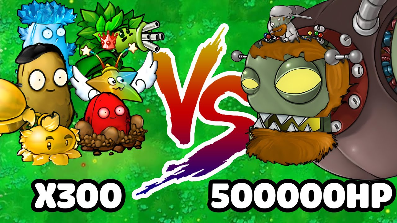 300 PLANTS RANDOM vs DR. DAVE ZOMBOSS, Who Will Win? PVZ Hybrid Challenge