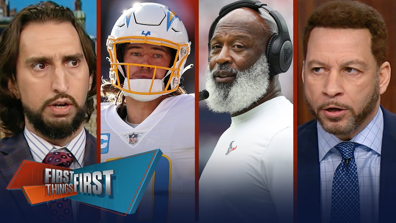 Texans fire Lovie Smith after win vs. Colts, Broncos defeat Chargers | NFL | FIRST THINGS FIRST