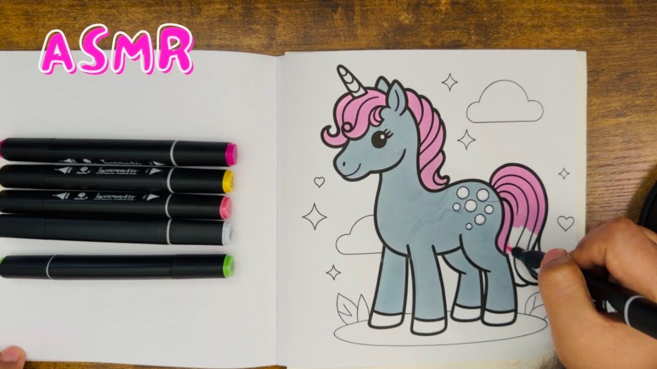 ASMR Color With Me ✨ | Bold Easy Coloring | My Little Pony 🩷 