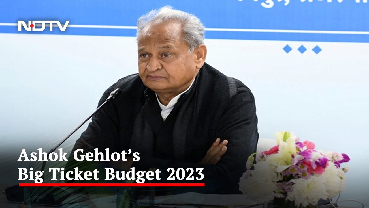 Ashok Gehlot To Present Rajasthan Budget Today