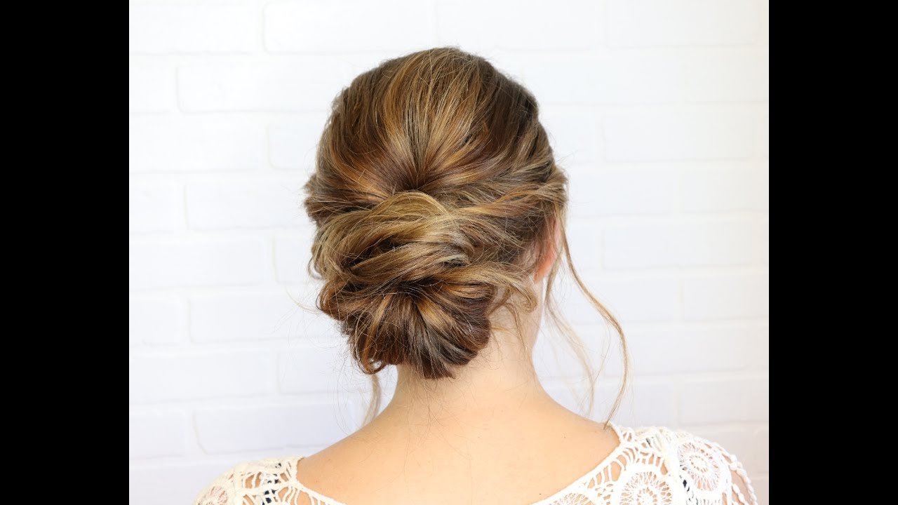 Classy Messy Updo