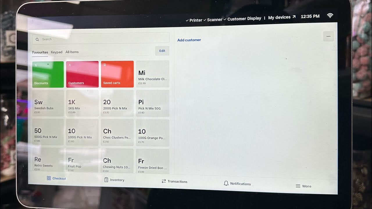 Tutorial on How to use a Square Register POS System - Easy Video