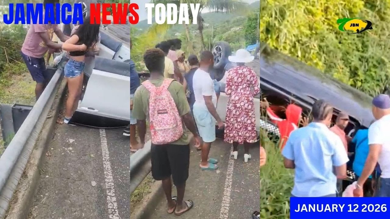 JBNN&mdash;Jamaica News Today Monday January 12, 2026 | Accidents in Portland & Manchester
