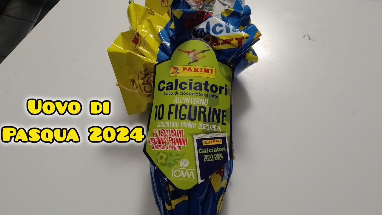 APRIAMO L' UOVO DI PASQUA DEI CALCIATORI PANINI 2024