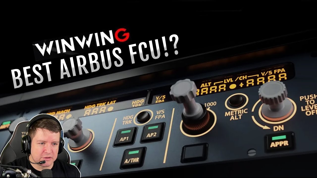 Лучший ли это блок управления Airbus для лётного симулятора? | Подробный обзор Winwing FCU