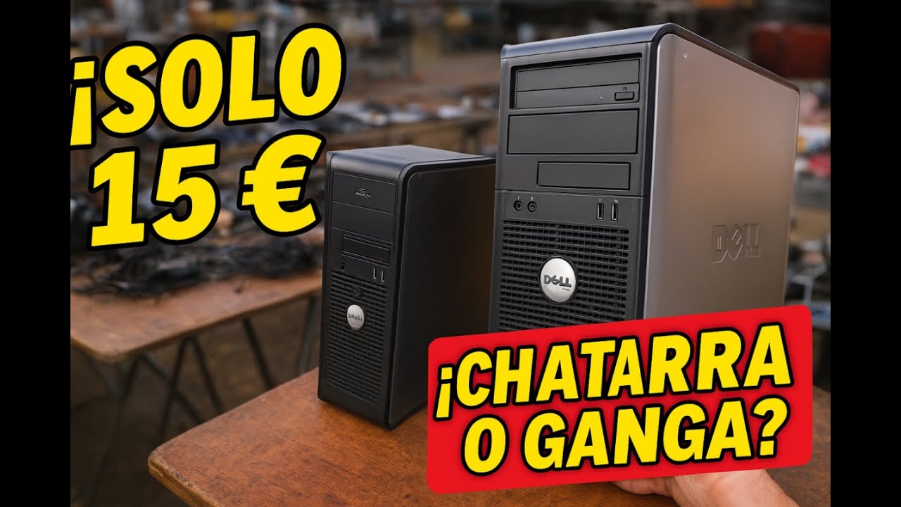 Dos ordenadores Dell del rastro: ¿chatarra o una ganga por 15€?