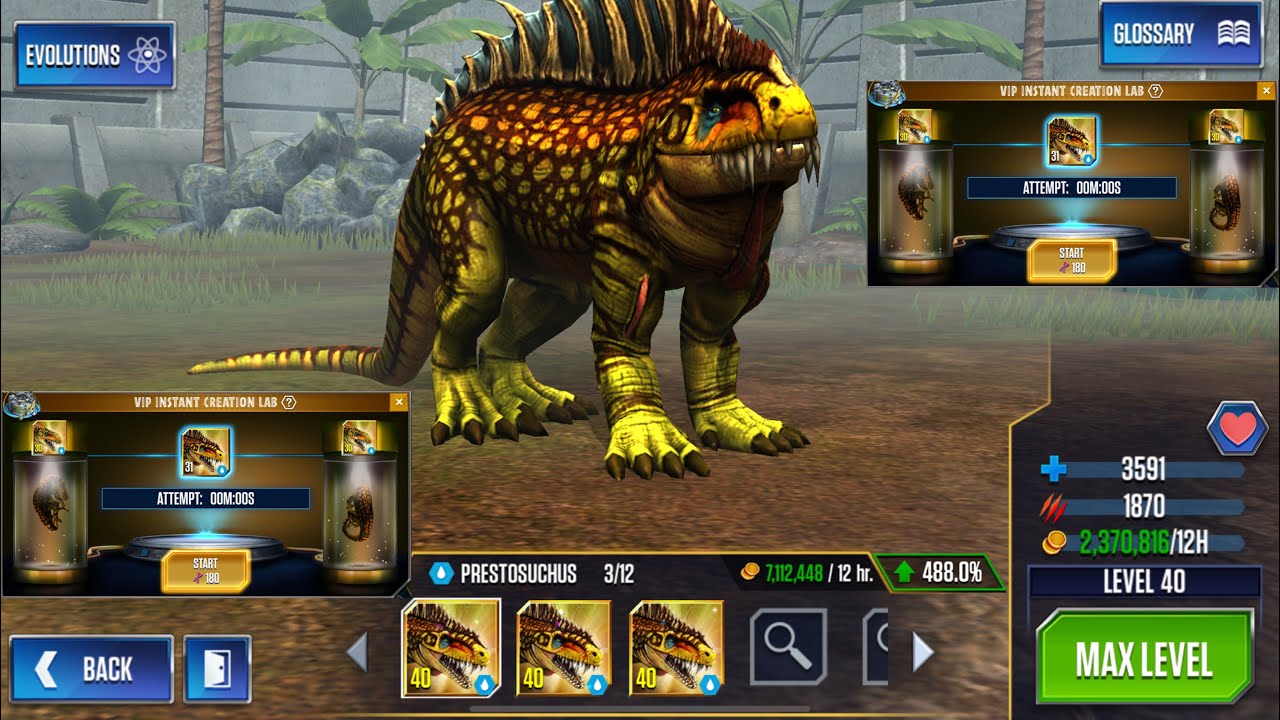 3 LEVEL 40 PRESTOSUCHAS!!! | LEVEL 40 TROODON SOON!!! | Ep. 20 JWTG