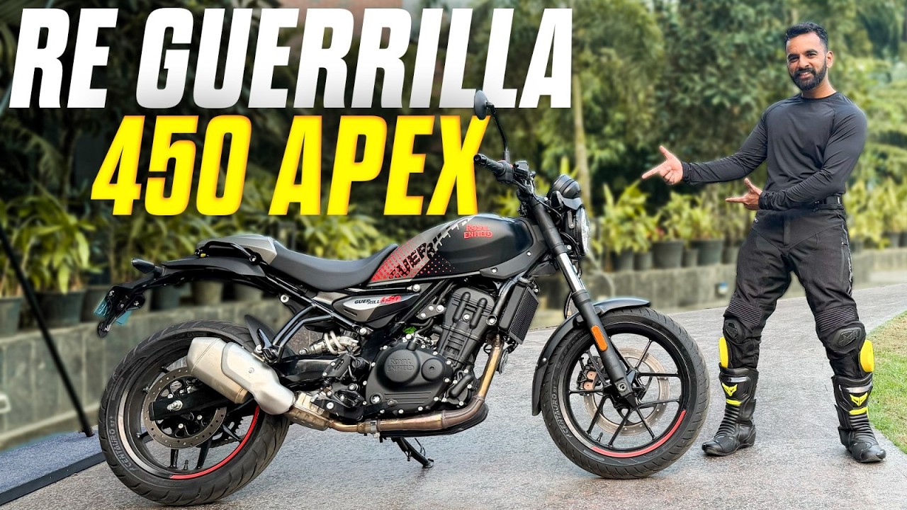 RE Guerrilla 450 Apex - Better Than The KTM 390s? | @MotorBeam