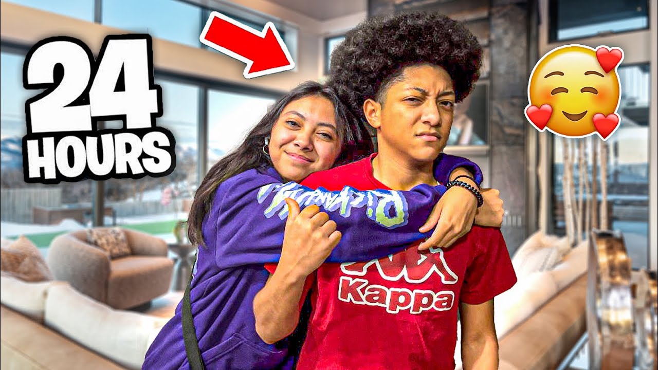 CLINGY PRANK ON @solo_puncho 👀.. *HE GAVE IN 😱*
