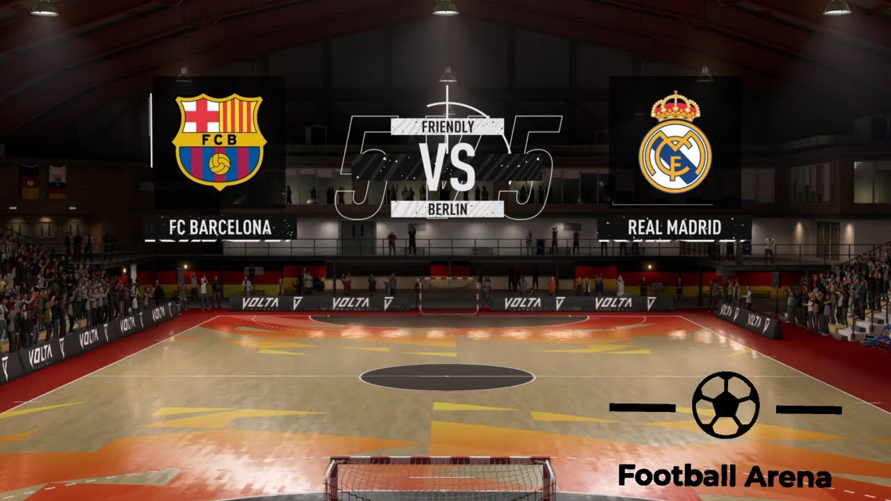 Real Madrid vs FC Barcelona | FIFA 20 VOLTA : Futsal Mode Gameplay | PS4