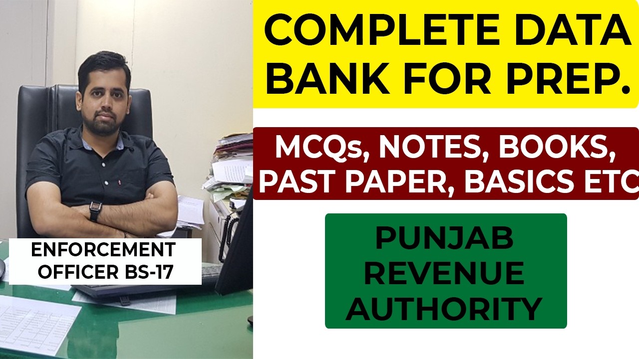 Enforcement Officer PRA Exam Prep Punjab Sales Tax on Services Act MCQs | Accounting Finance Portion