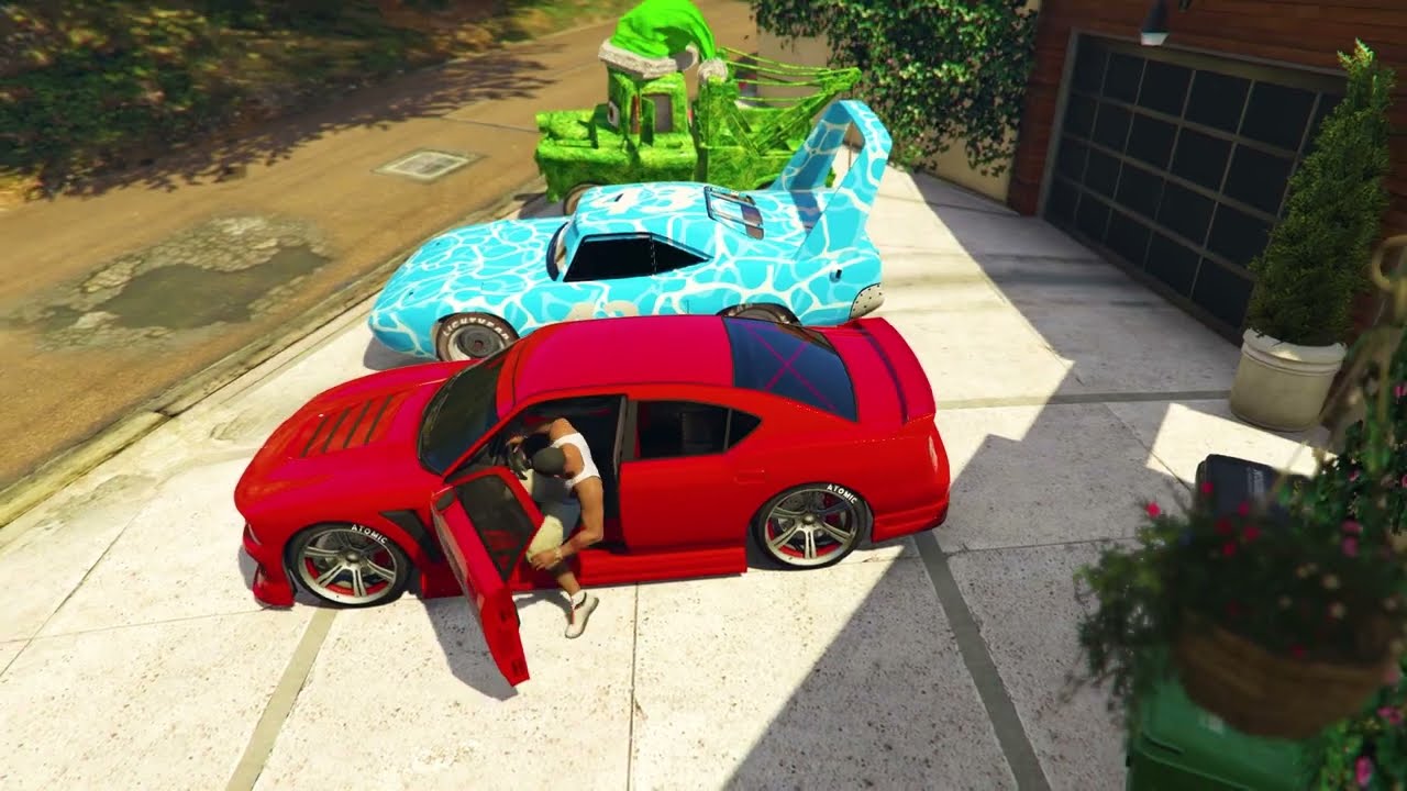 ФРАНКЛИН БАРЛЫҚ ҚҰПИЯ ТАЧКИЛЕРДІ ҰРЛАДЫ (GTA V)