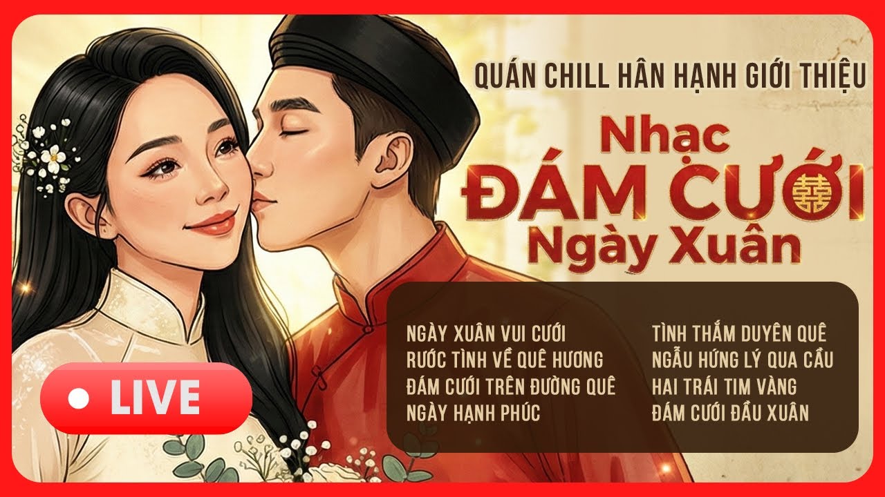 Nhạc Tết Cổ Truyền Hay Nhất: Giai Điệu Tình Yêu Ngọt Lịm - Cầu Cho Ai Cũng Có Đôi | Quán Chill