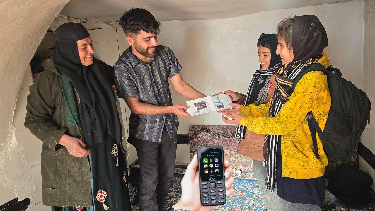 When a gift from a grandmother's son brings tears of joy to two orphans!