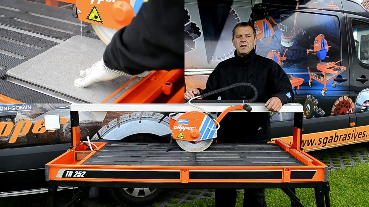 Seřízení obkladačské pily NORTON Clipper TR