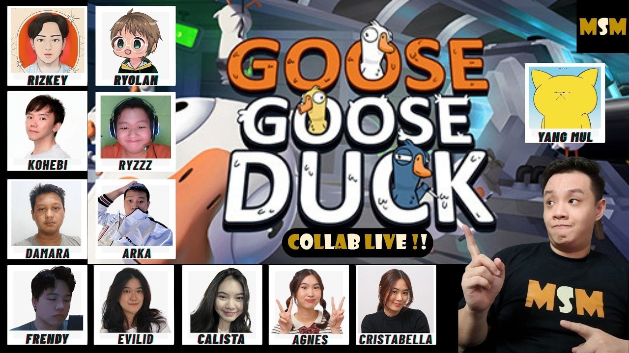 🔴 COLLAB GOOSE GOOSE DUCK RAME RAME BENTARAN!! LINK COLLAB ADA DI DESKRIPSI YA!! |LIVE|
