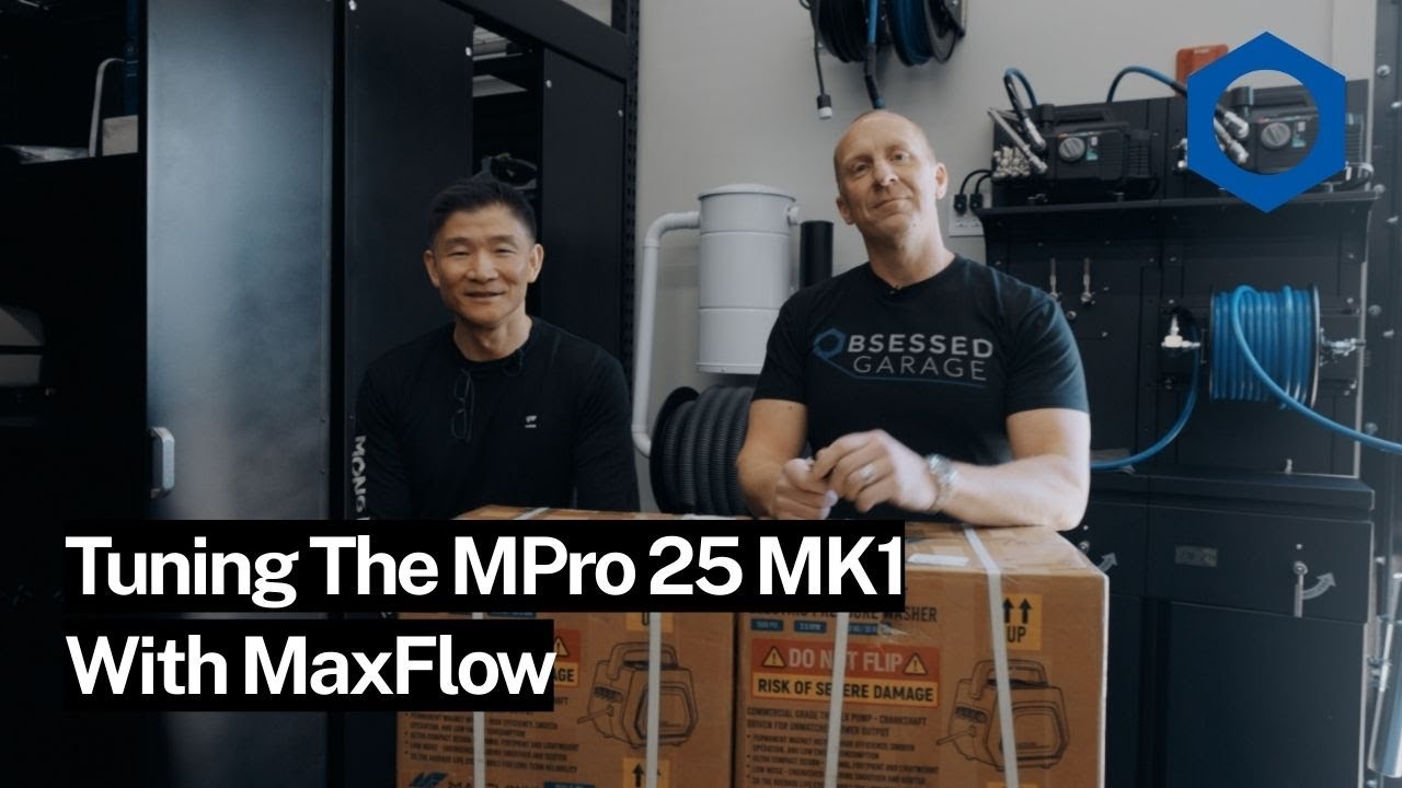 MaxFlow MPro 25 MK1 Pressure Washer Tuning With Owner & Head Engineer