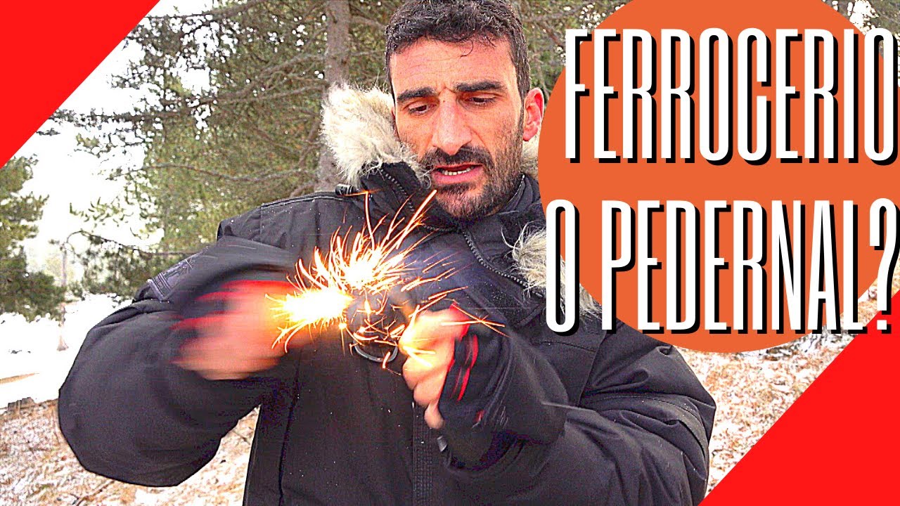Como HACER FUEGO en la NIEVE - [Ferrocerio o Pedernal] | Técnicas de Supervivencia en la Montaña