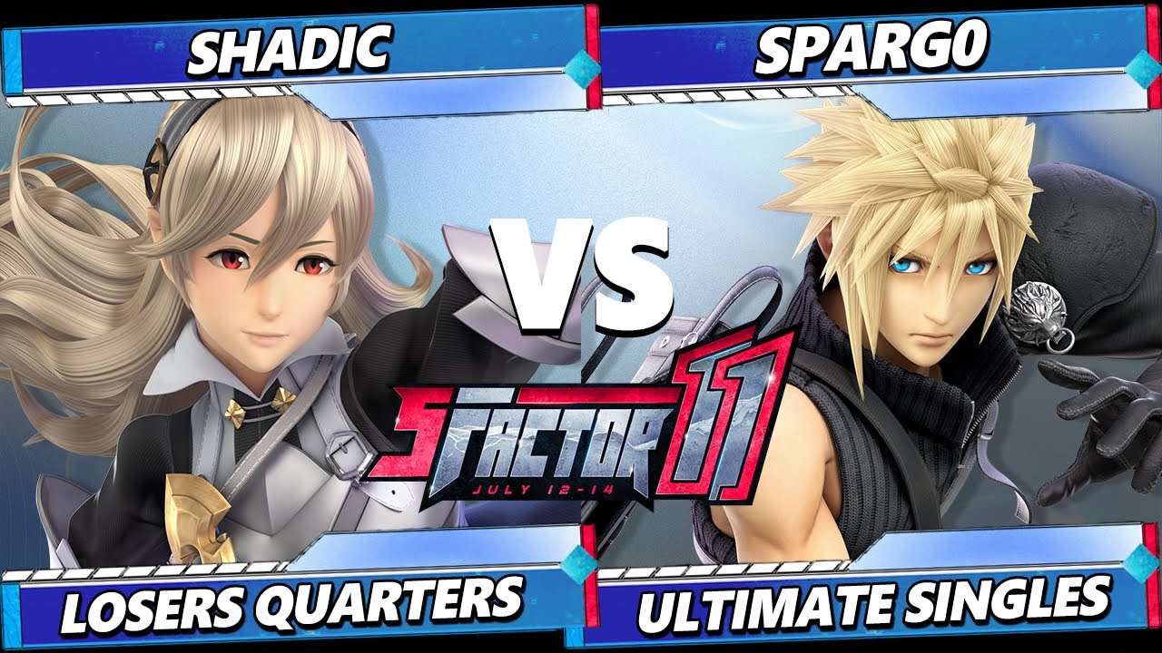 S Factor 11 TOP 8 - SHADIC (カムイ) Vs. Sparg0 (クラウド) スマブラSP - スマブラ