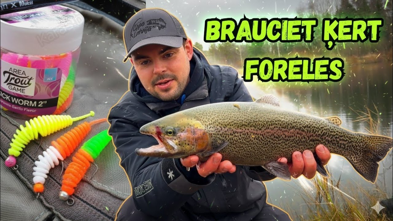 Brauciet ciemos ķert varavīksnes foreles! Kopā būšanas pasākums pirms Ziemassvētkiem!