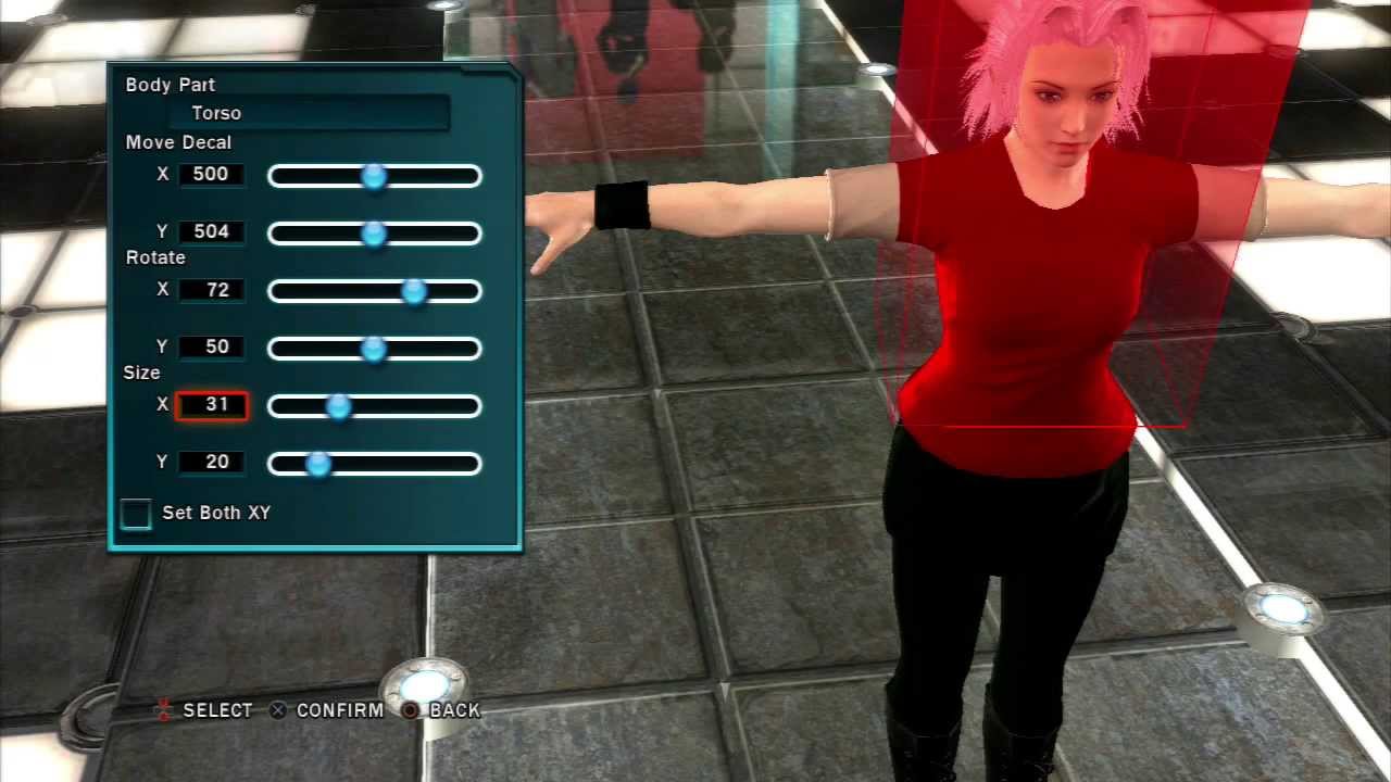 Tekken Tag Tournament 2 - Decal Customization - Sakura Haruno Shippuden Outfit