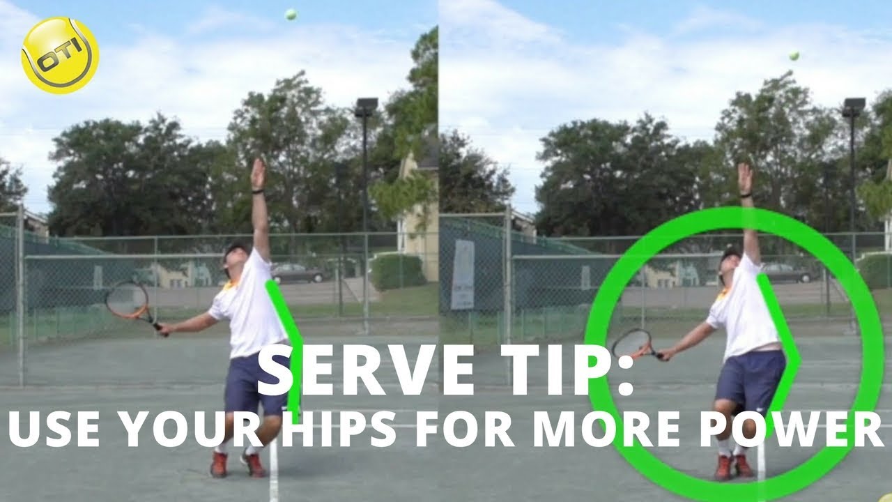 Tennis Serve Tip: Use Your Hips For More Serve Power
