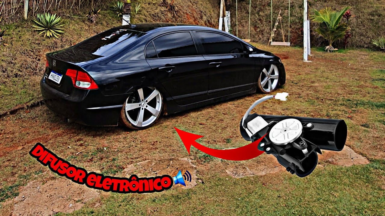 Coloquei Difusor Eletrônico No Meu Civic (SERÁ QUE FICOU BOM?)