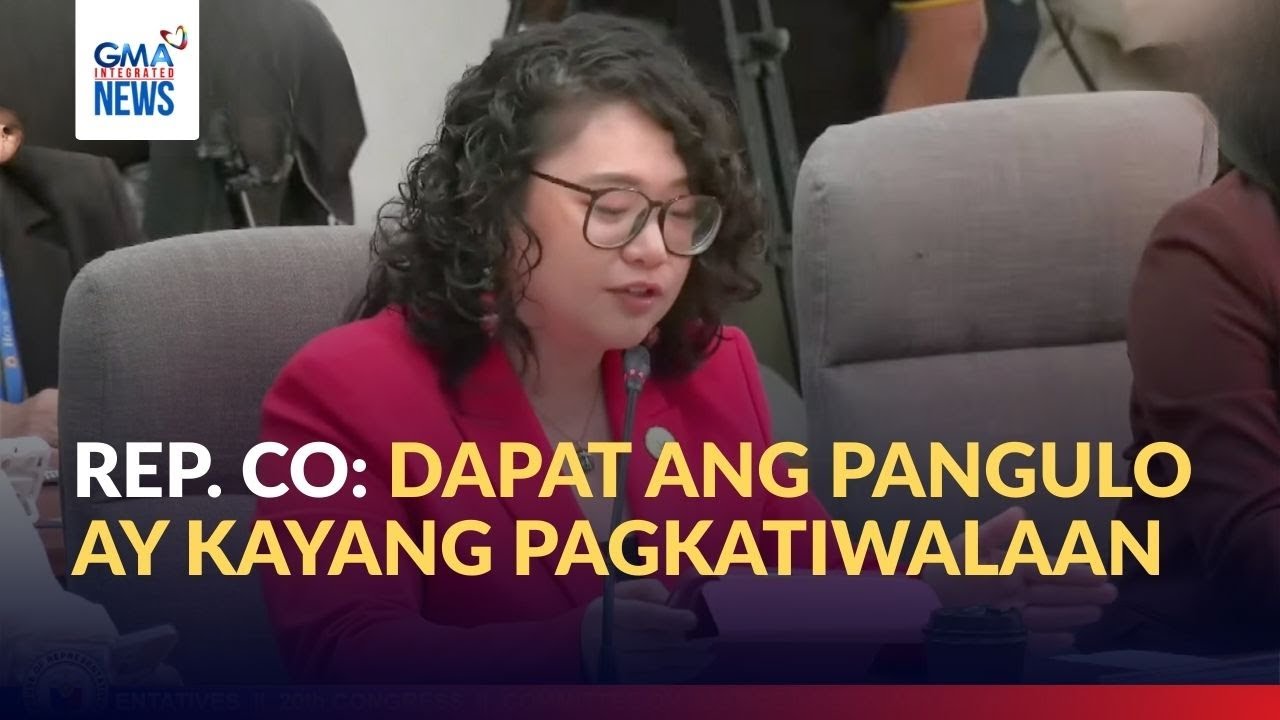 Rep. Co - ‘Nakakasira ng tiwala ang ginagawa ng pangulo’ | GMA Integrated News
