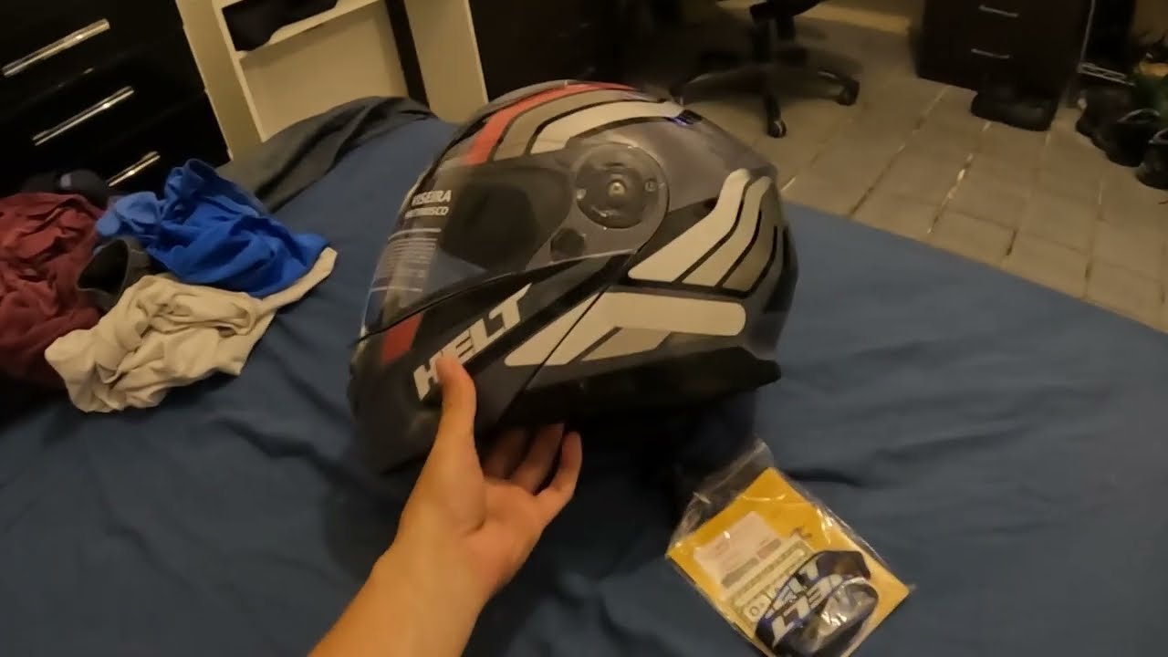 REVIEW - Capacete Helt Hippo Glass - Escamoteavel viseira solar