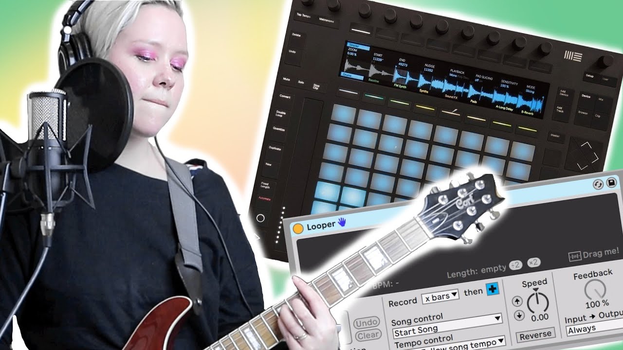Live LOOP Performance - Session Walkthrough & Setup - Ableton Live & Push 2