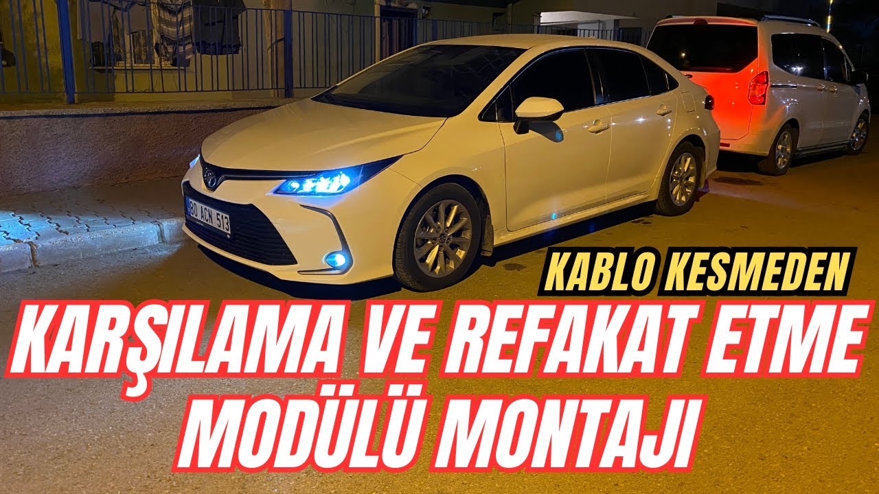 Kablo Kesmeden Karşılama (Coming Home) ve Refakat Etme (Follow Me) Modülü Montajı Nasıl Yapılır?