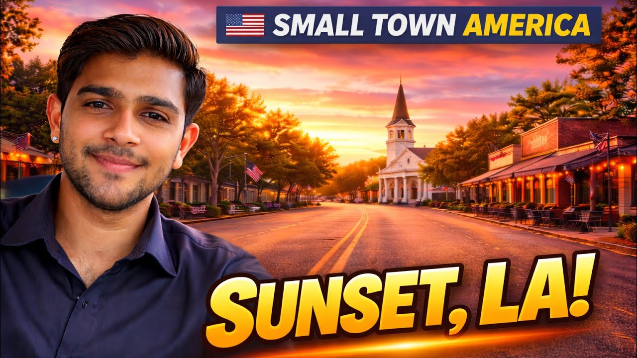 Sunset Louisiana 🇺🇸 | Small Town America Tour | Louisiana City Series