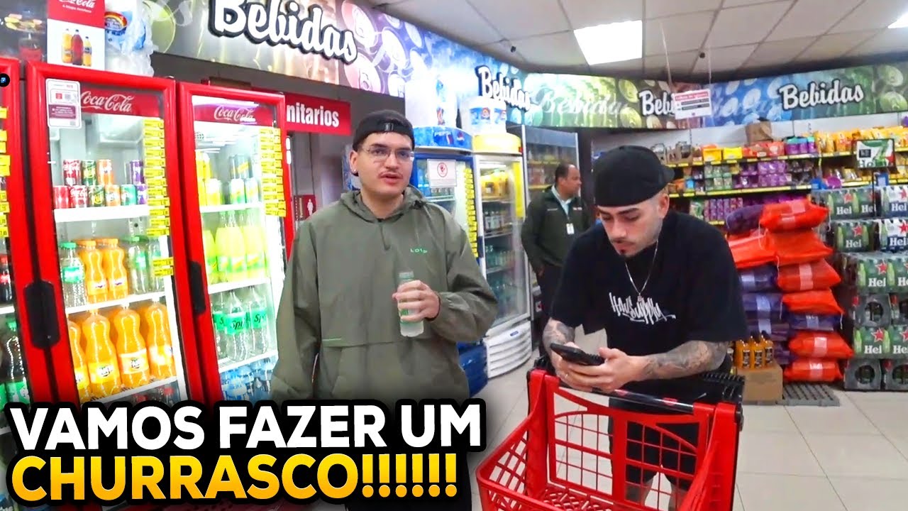 FUI NO MERCADO COM O BRABOX E O CAIOX E ISSO ACONTECEU