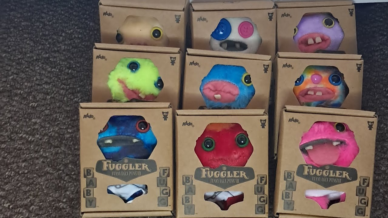 ASMR Unboxing the whole baby fugglers series 3 collection( no talking)