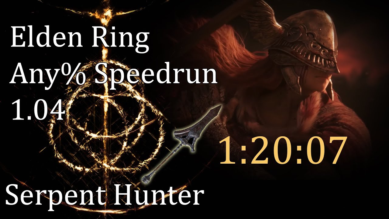 Elden Ring Any% Glitchless Speedrun - 1:20:07 - Current Patch 1.04