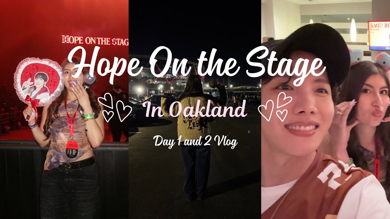 I met my ult bias | jhope concert vlog, grwm, vip sendoff!