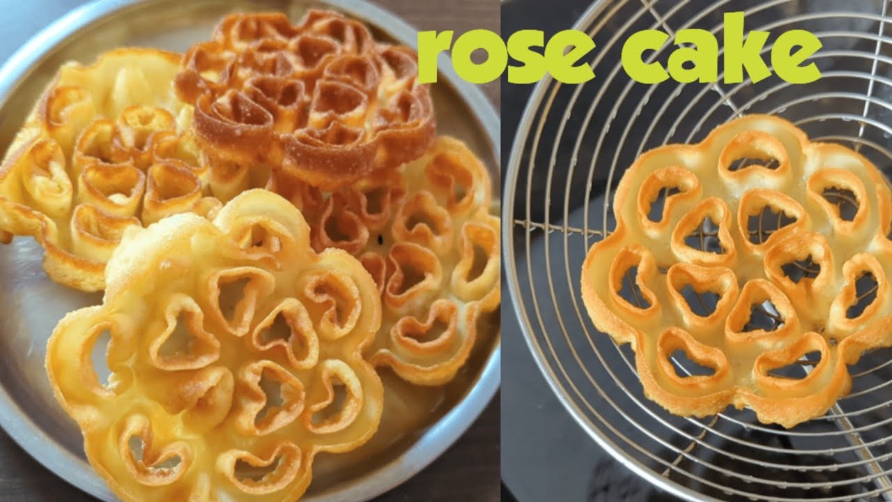 christmas special recipe: rose cake recipe/rose cookies with egg