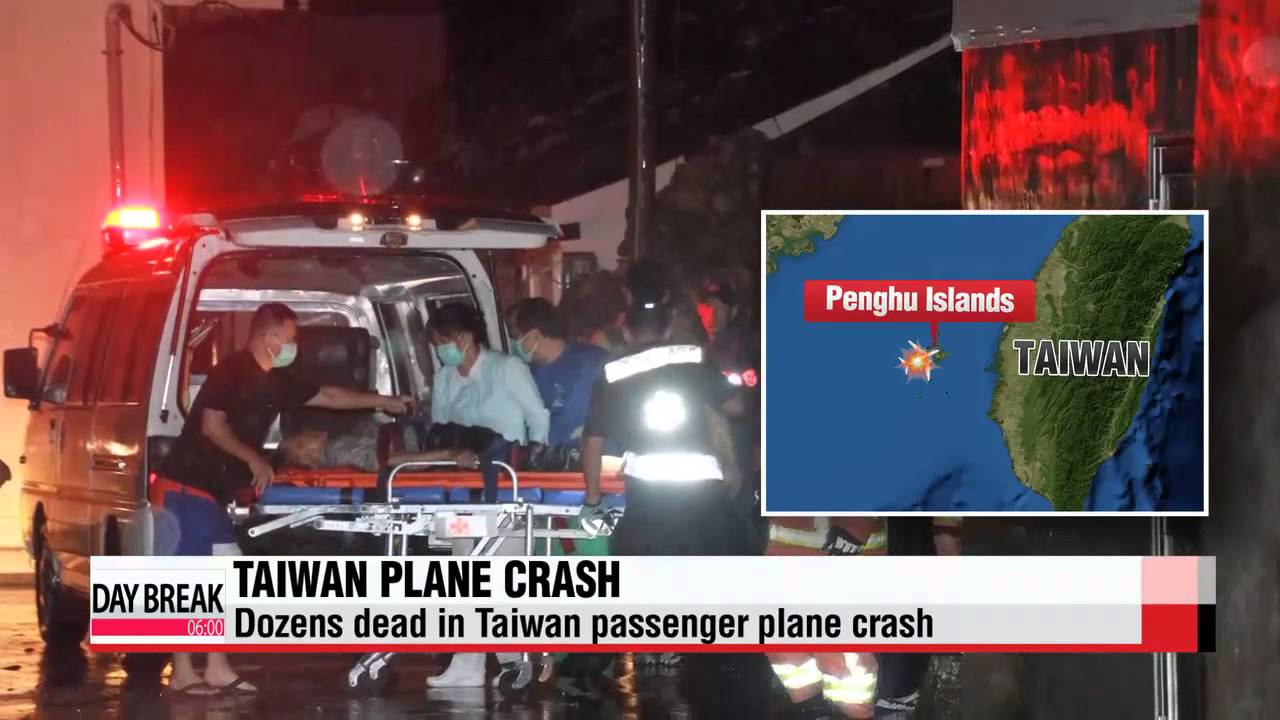 Dozens dead in Taiwan passenger plane crash