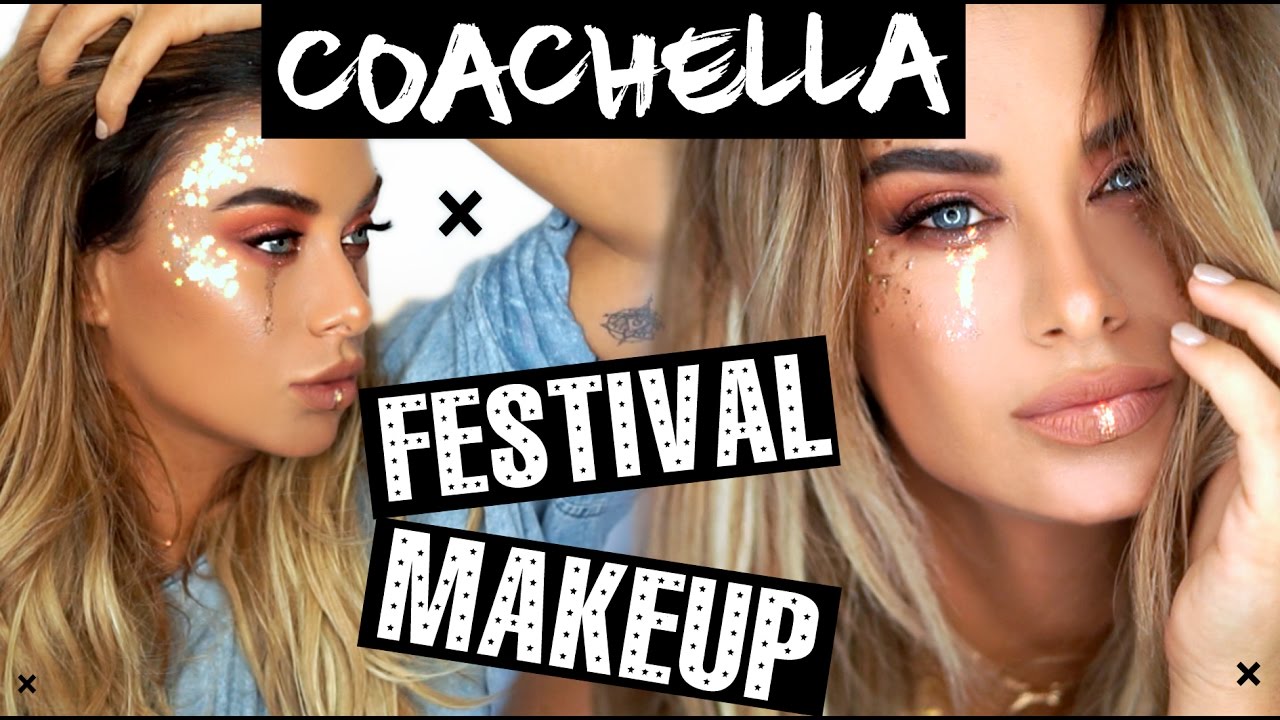 Coachella inspired festival makeup + NEW HAIR!