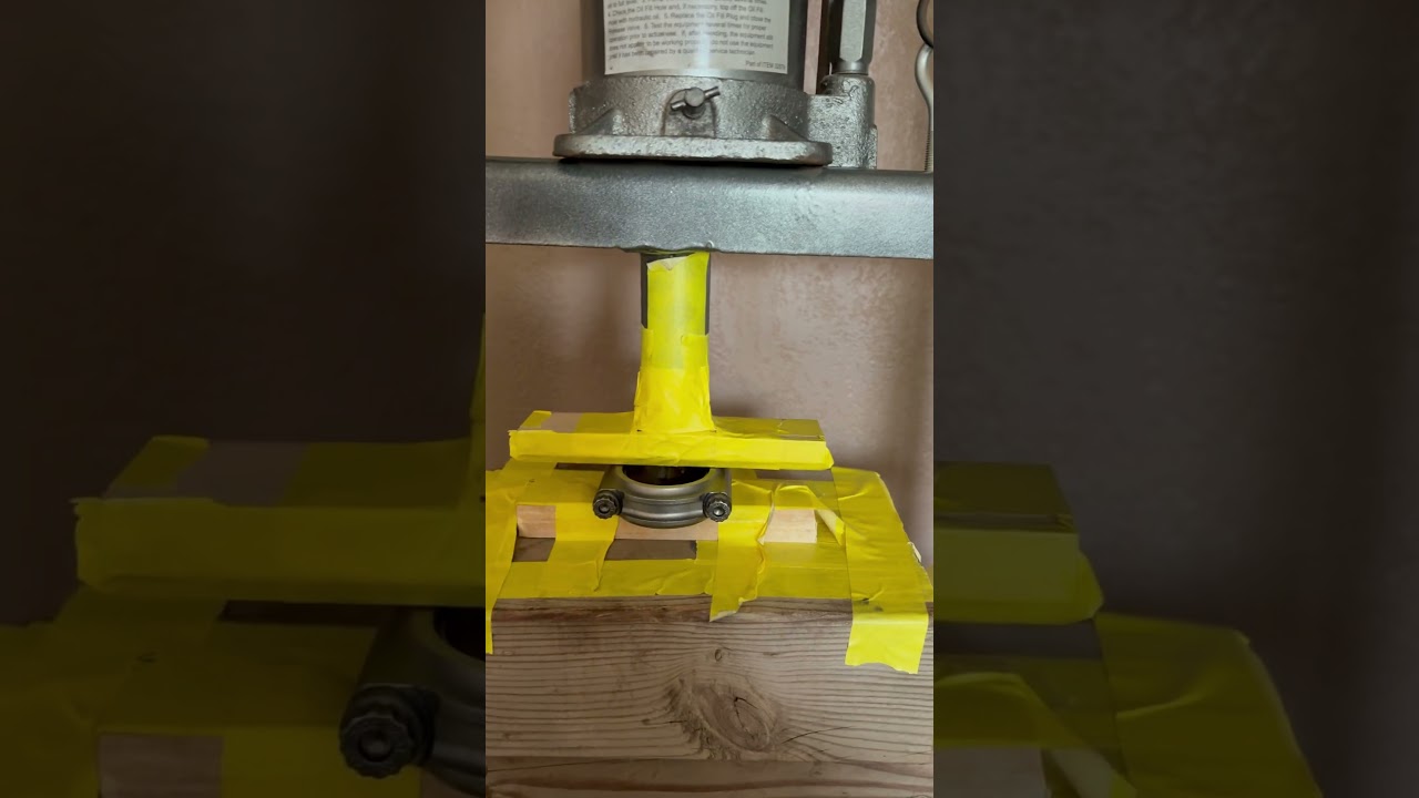 How to remove connecting rod-bolts without rod vise using a press #automobile #bseries #mechanic