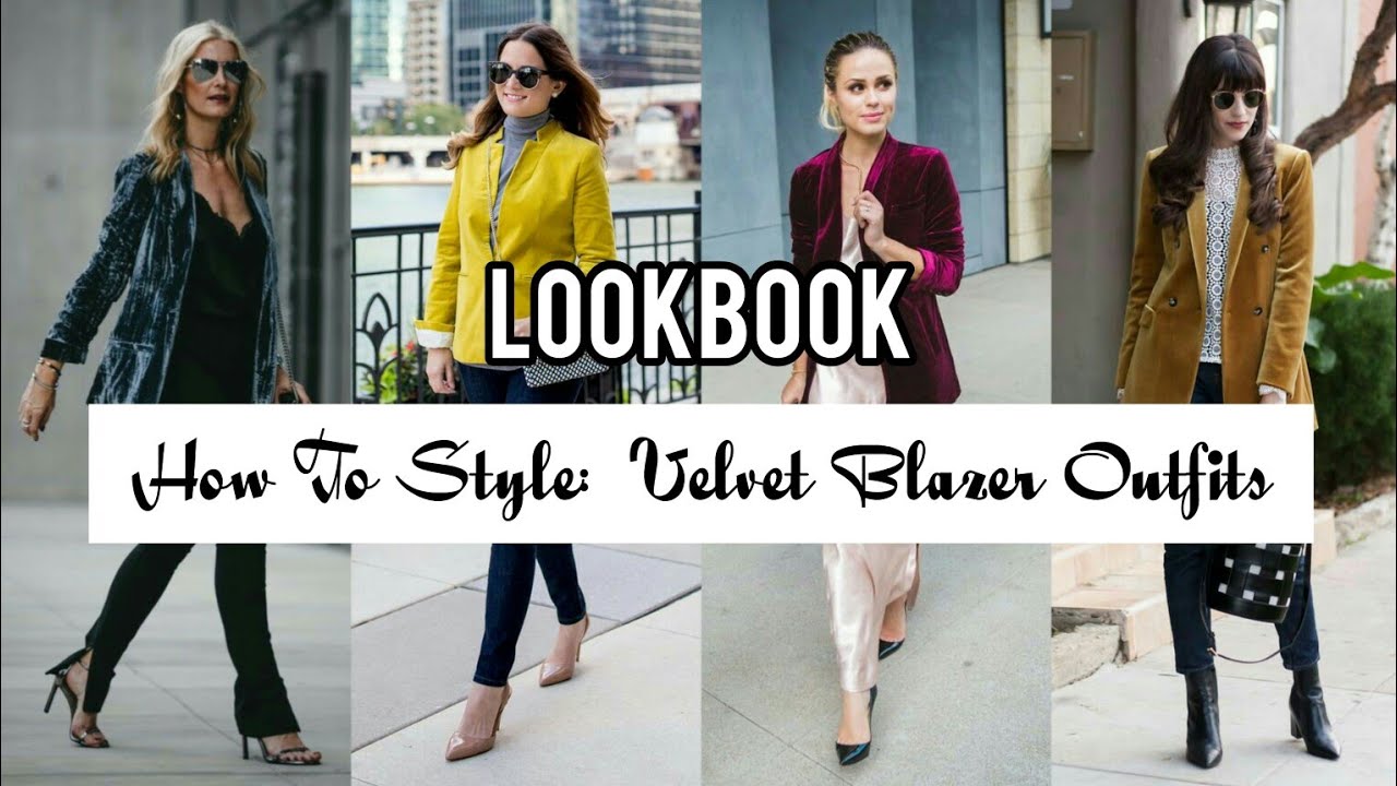 How To Wear a Velvet Blazer | Velvet Blazer Outfits | Blazer Women's Style Trends | THE TRENDY IDEAS