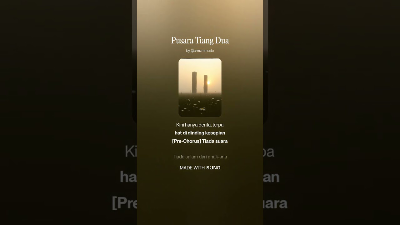 PUSARA TIANG DUA (V3) - SRMZM Music (Lyrics Video)