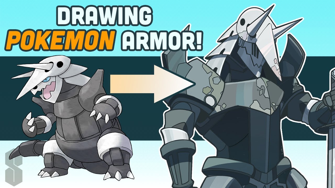 Drawing Armor Sets Based off of Pokemon - Part 3