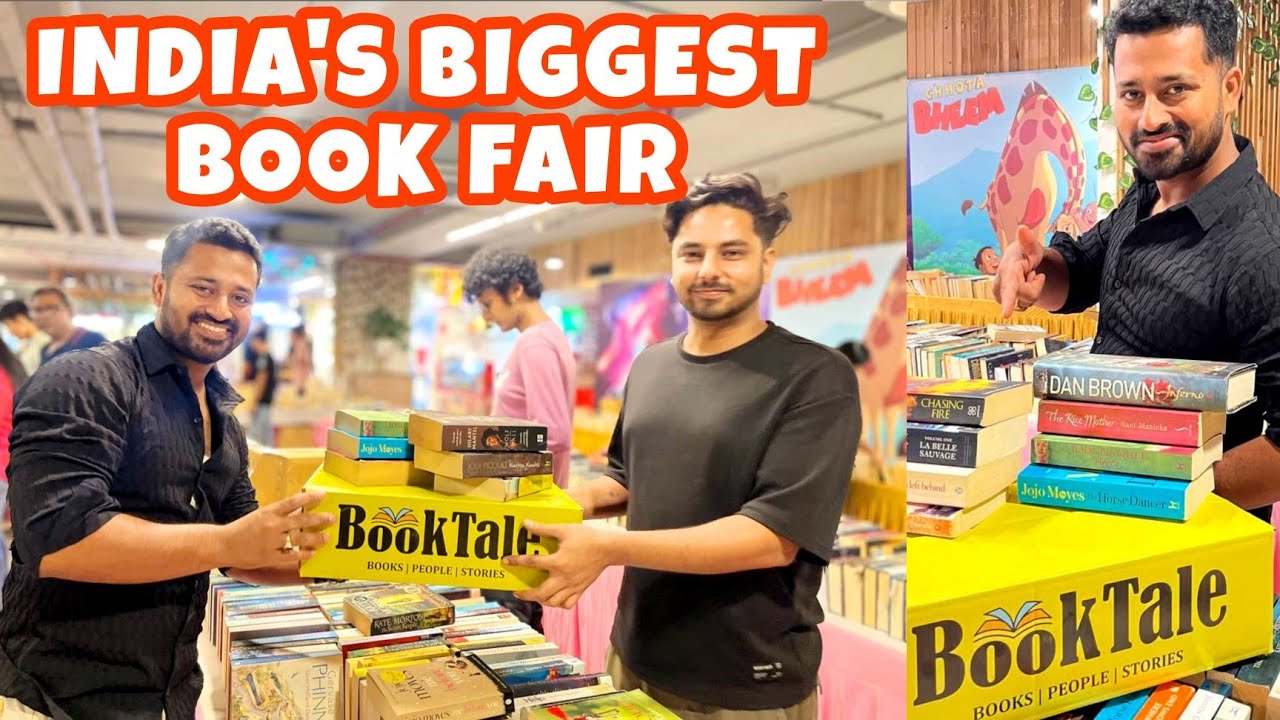 The Biggest Book Fair of India by BOOKTALE #books #bookfair #booktube #bookreview