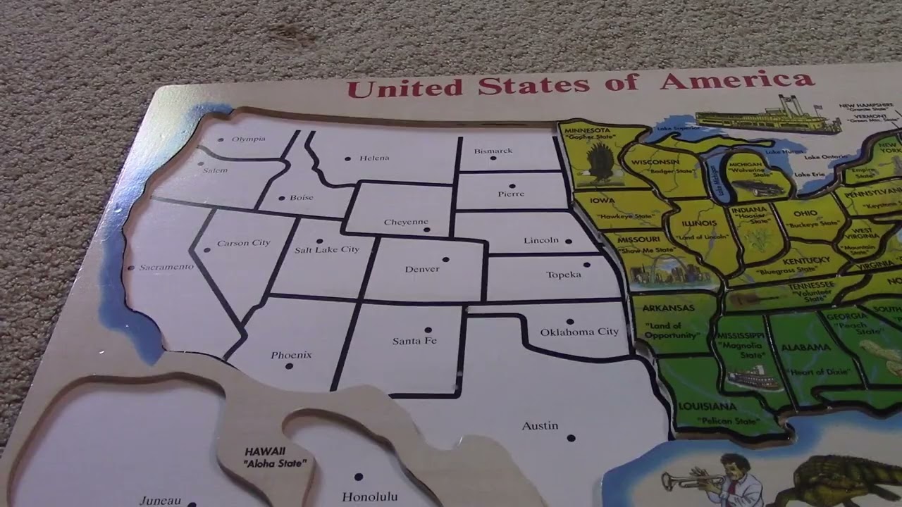 Working on a United States Puzzle Map! (Independence Day Special or not?)