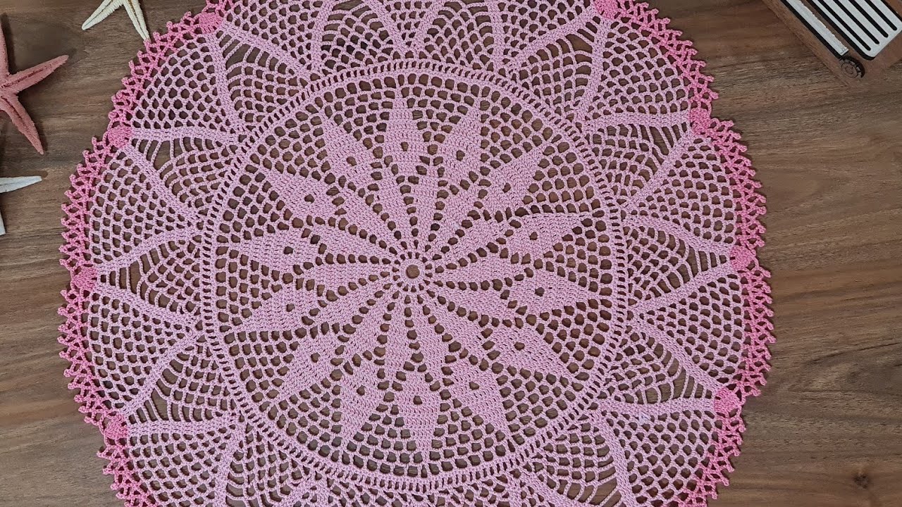 Örmeyen Pişman Olur Tığ işi Örgü Dantel Modeli Yapımı / Yuvarlak büyük & Crochetdesign