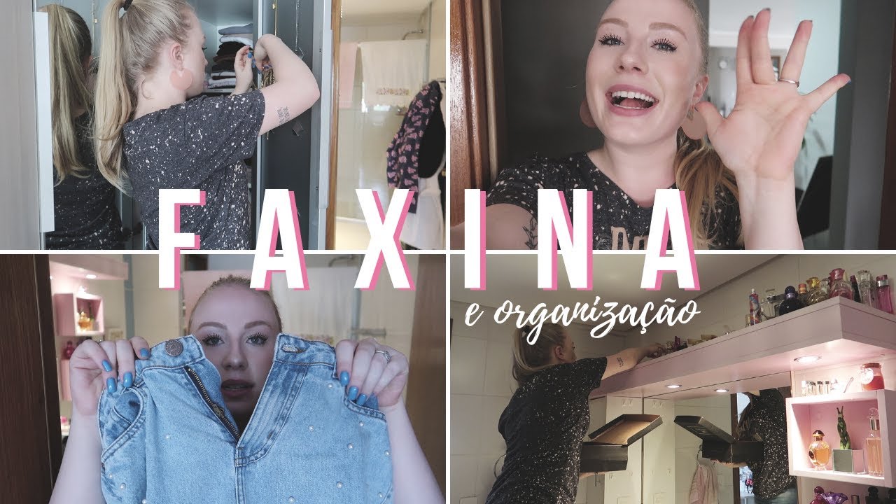 FAXINA E ORGANIZAÇÃO DO QUARTO!!!