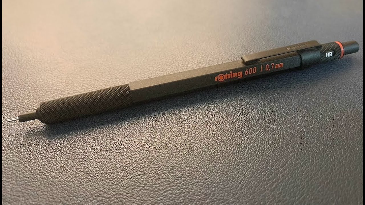 Rotring 600 Mechanical Pencil Overview (0.7mm)